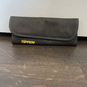 Tiffen Lens Filter Kit 52mm UV Protect Circular Polarizer 812 Warming and case.